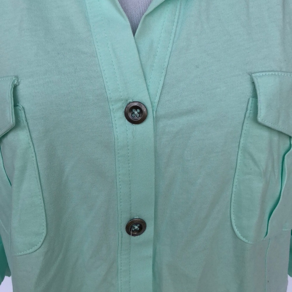 Style & Co Button Top With Pockets - Picture 6 of 6